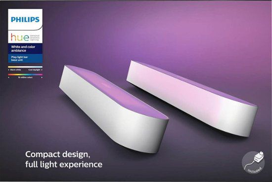 HUE PLAY WHITE COLOR LED LIGHT 2PK