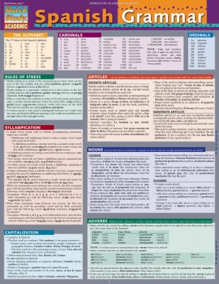 SPANISH GRAMMAR